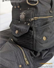 Black samurai pants
