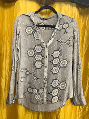 Bamboo Collar Plunge Top