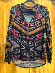 Bamboo Collar Plunge Top