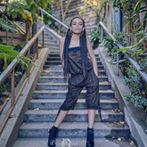 Bamboo Playsuit Onesie with Shipibo print