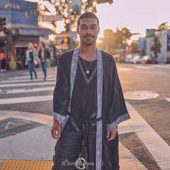 Nomad Kimono Natural Unisex Party and Streetwear