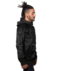 Organic Geometry Elemental Black Hoodie