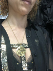 Pendant brass Sri Yantra