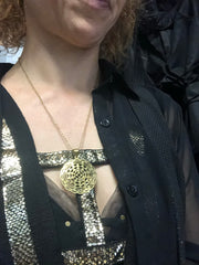 Pendant brass Sri Yantra