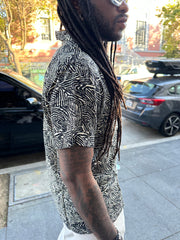 Geometric Vision Button Down Man