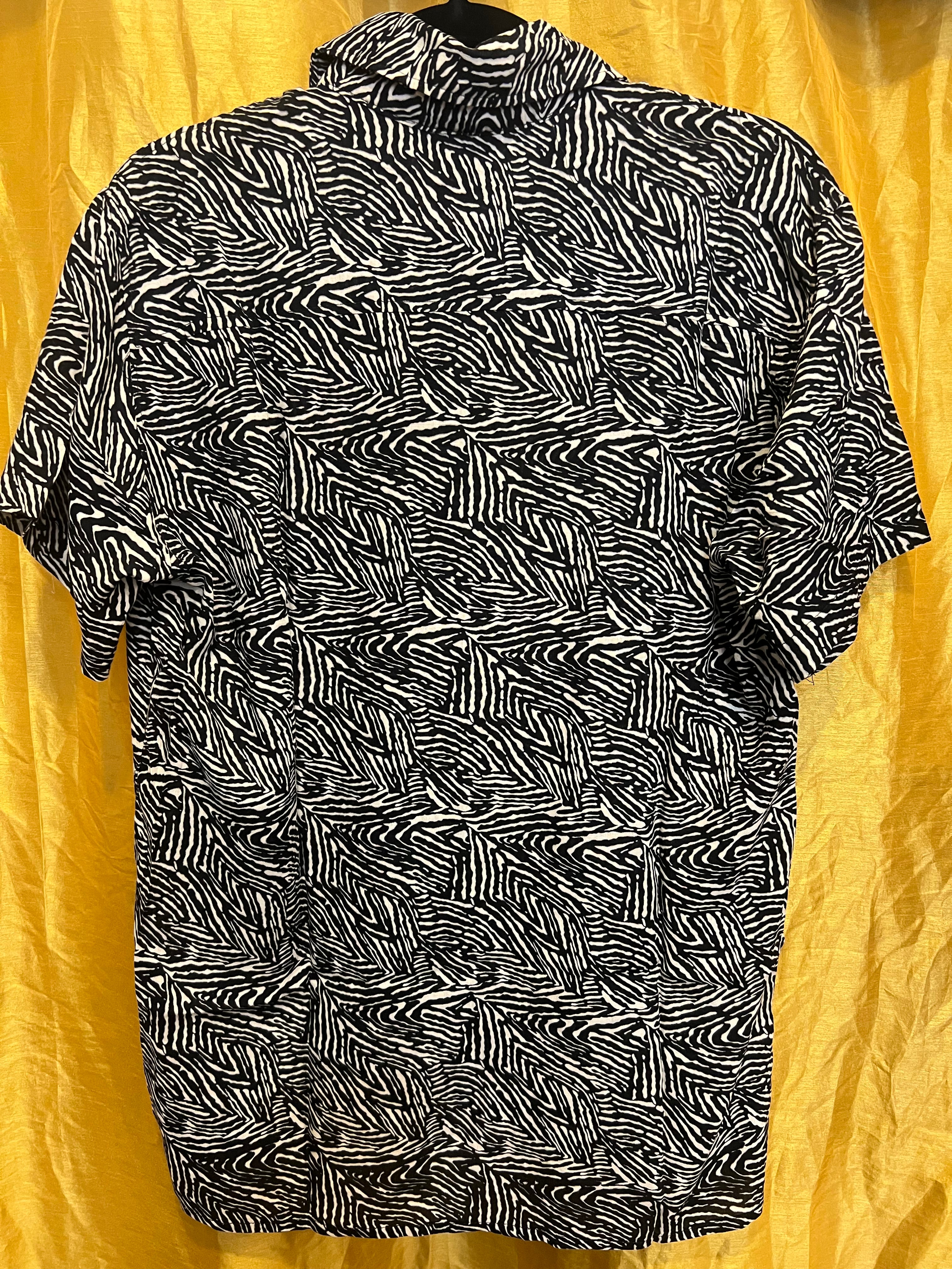 Geometric Vision Button Down Man
