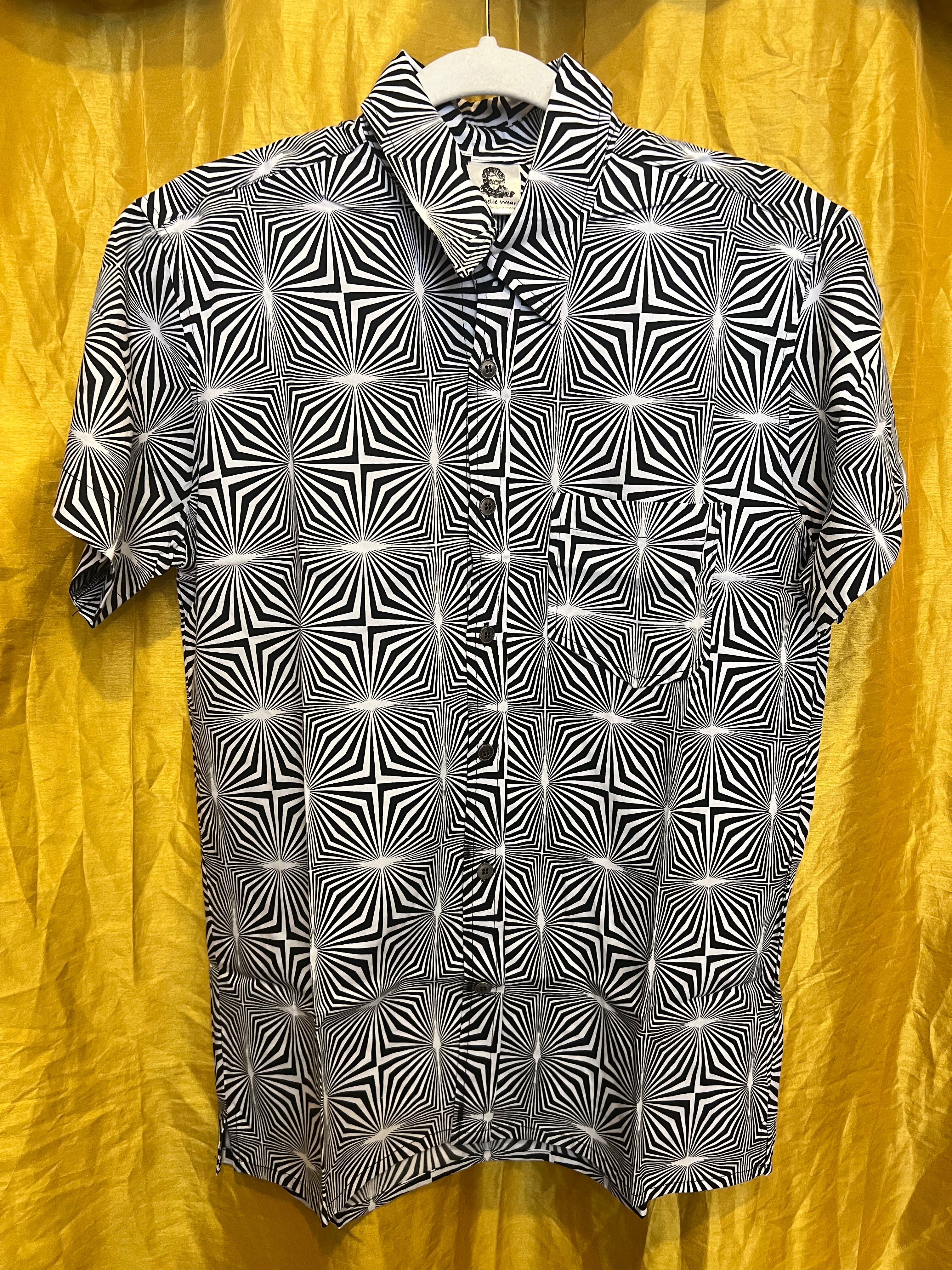 Geometric Vision Button Down Man
