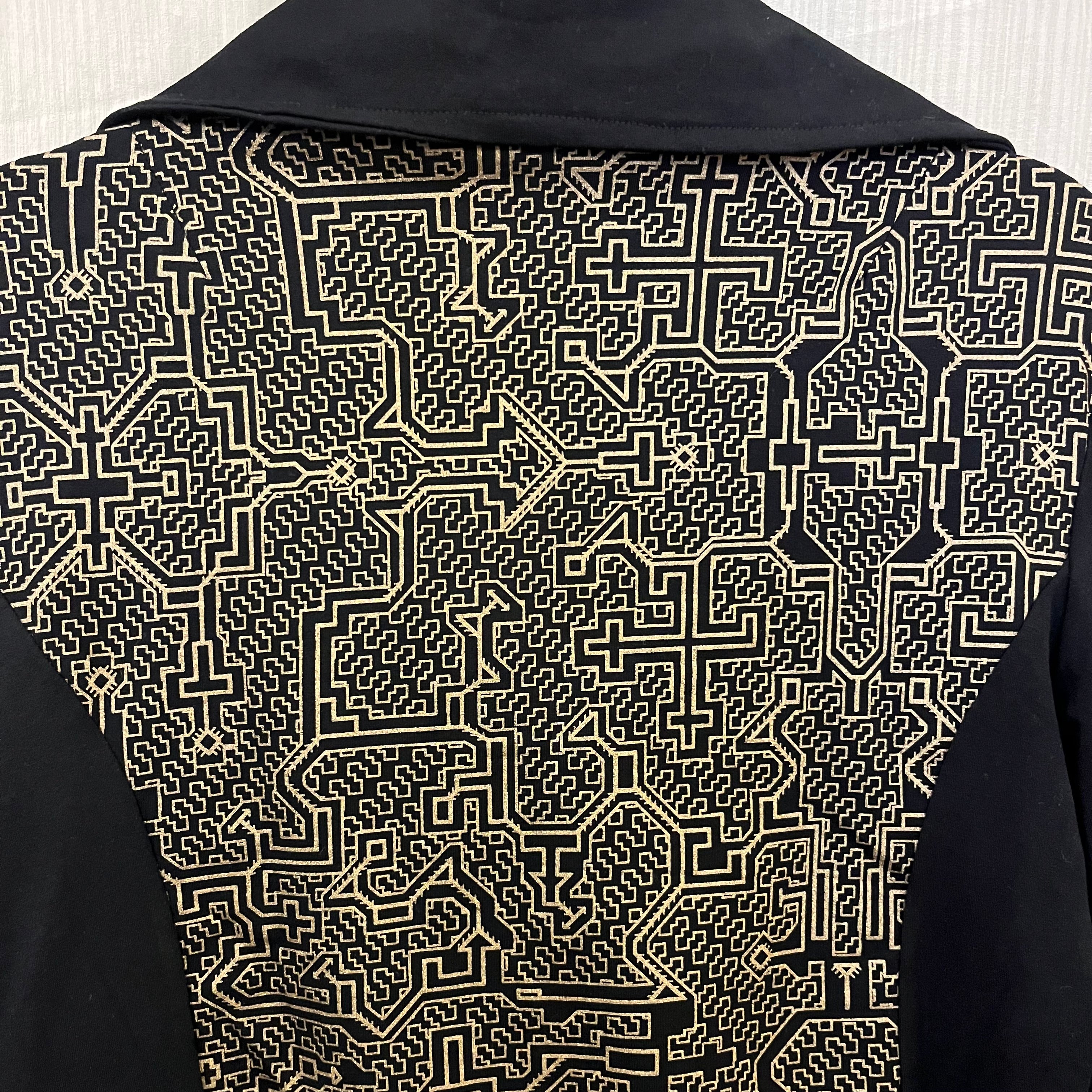 Tribal Crop Zippered Jacket