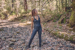 Catsuit Onesie with Geometric Print