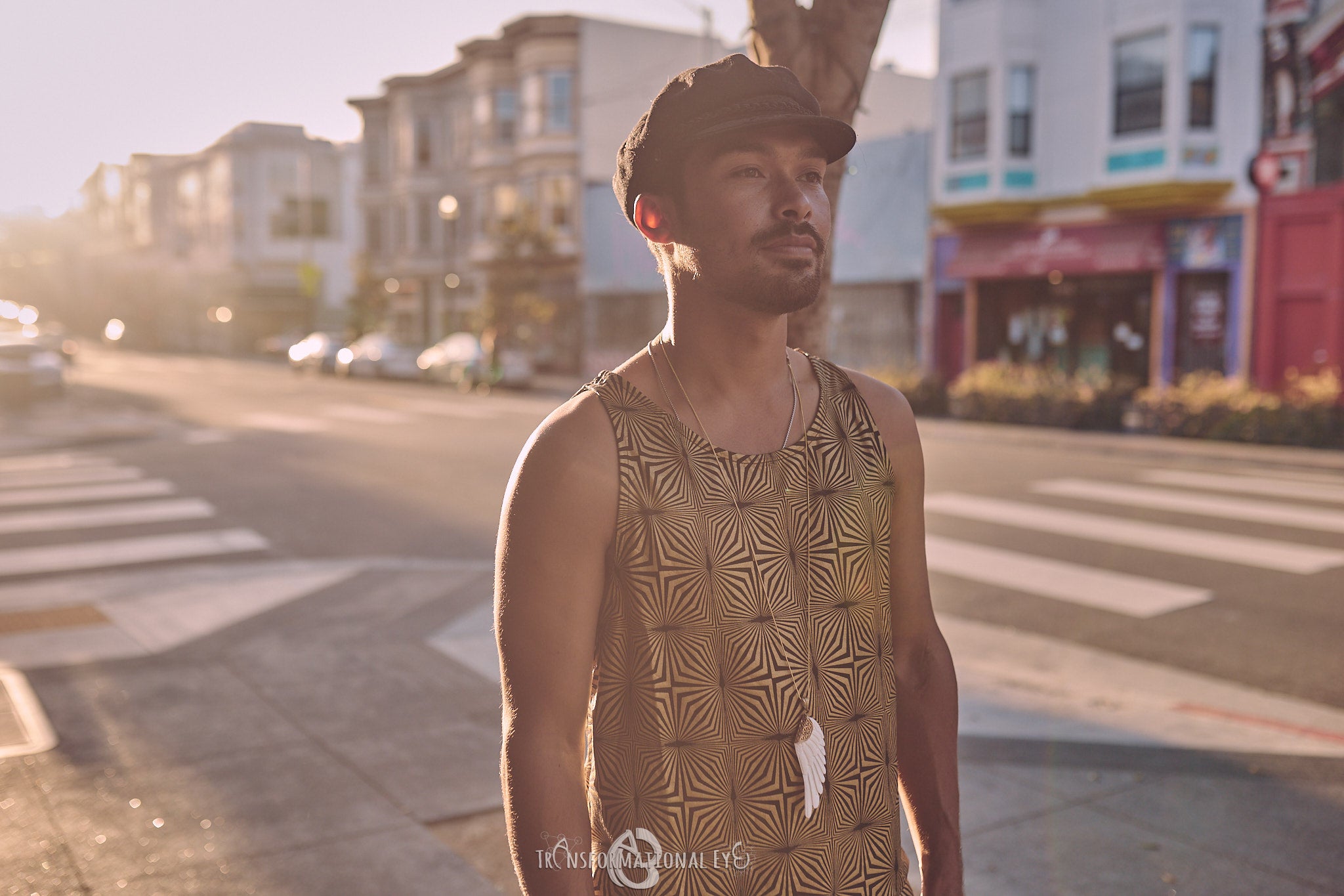 Psychedelic Print Tank Top