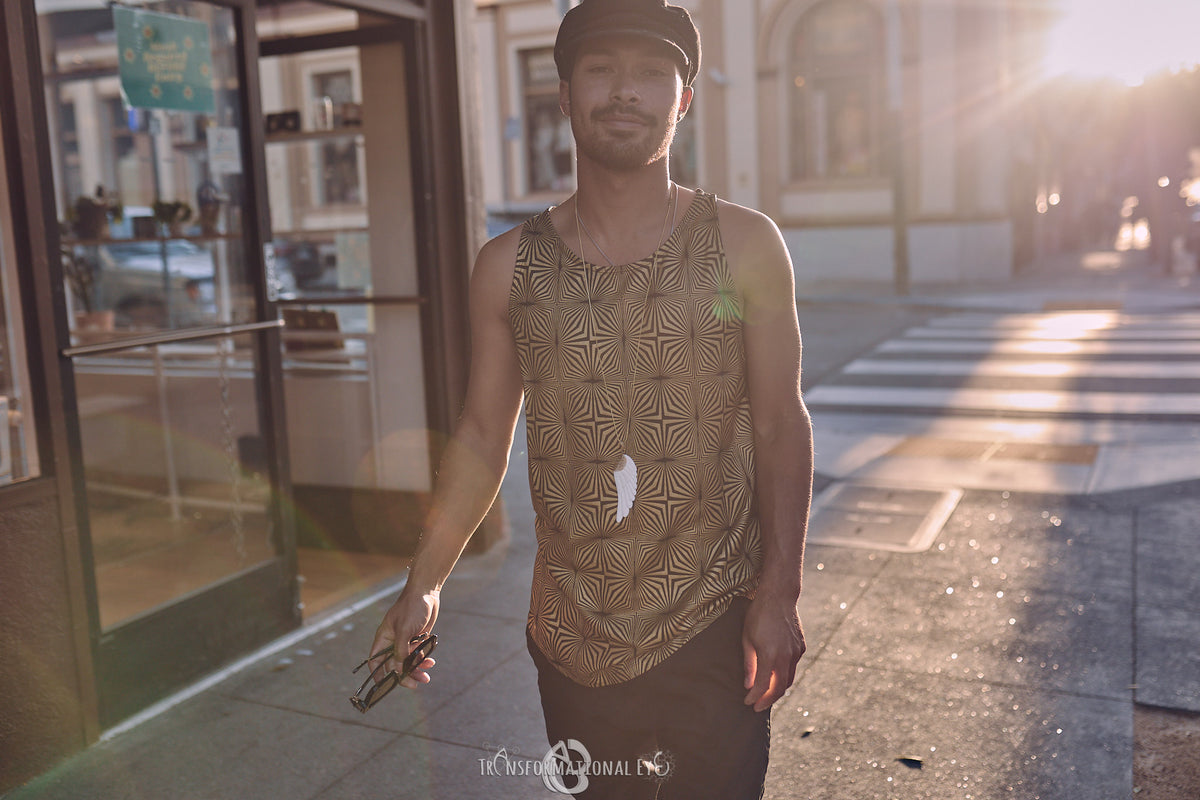 Psychedelic Print Tank Top