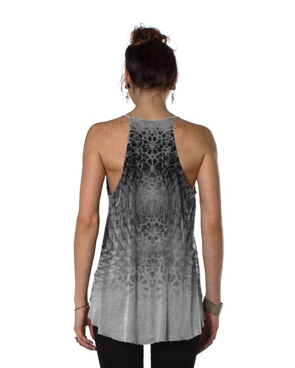 Tank top Geometric Grey