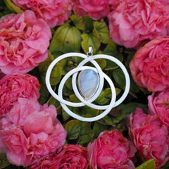 Moonstone Infinite Necklace