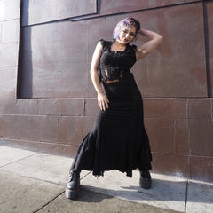 Black Basics Femme Skirt