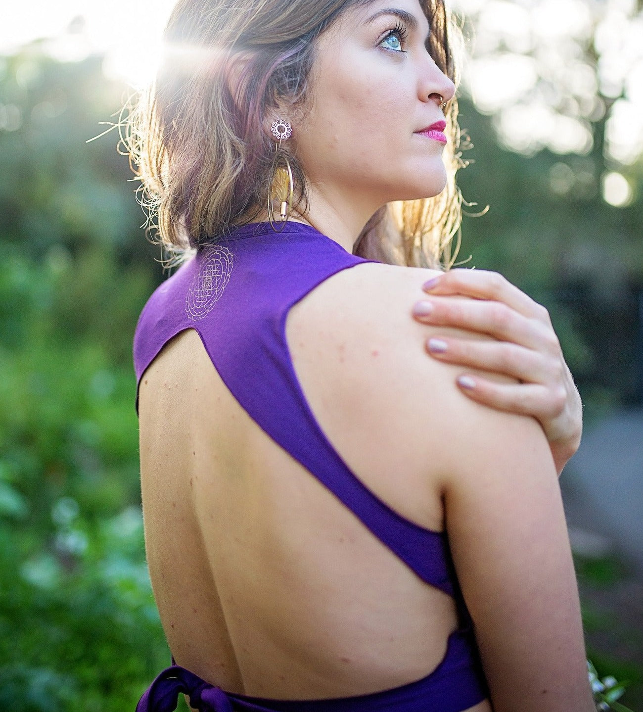 Yoga backless minitop