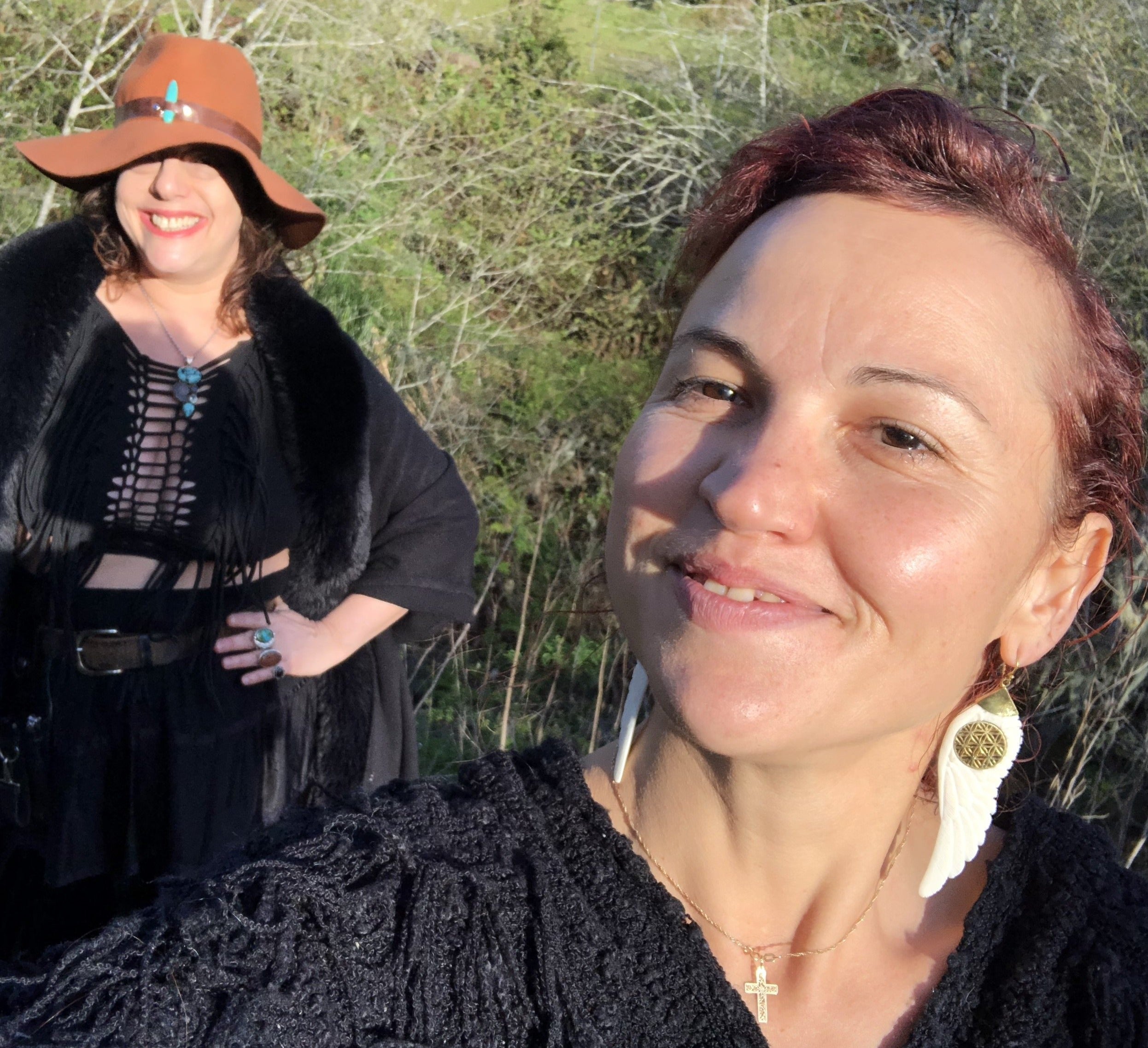 Feather freedom and lust for life Earrings
