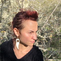 Feather freedom and lust for life Earrings
