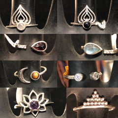 Silver rings